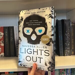 Signed Hardcover After Dark Edition Lights Out By Navessa Allen